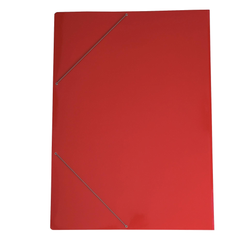 Cartella con elastico 70x100cm Rosso in cartoncino plast. 71LD